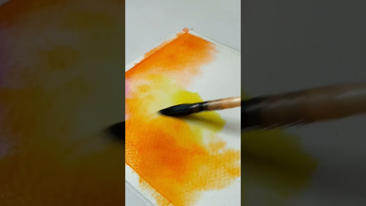 Watercolor Mandala | Watercolor Ink Art | Saisfying art video | She Draws #shorts