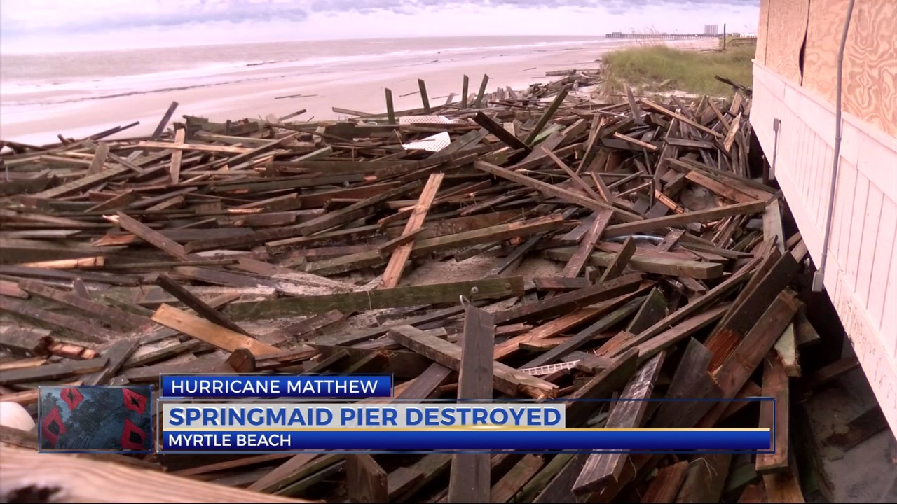 OCT 8 SPRINGMAID PIER COLLAPSE PKG WITH JORDAN