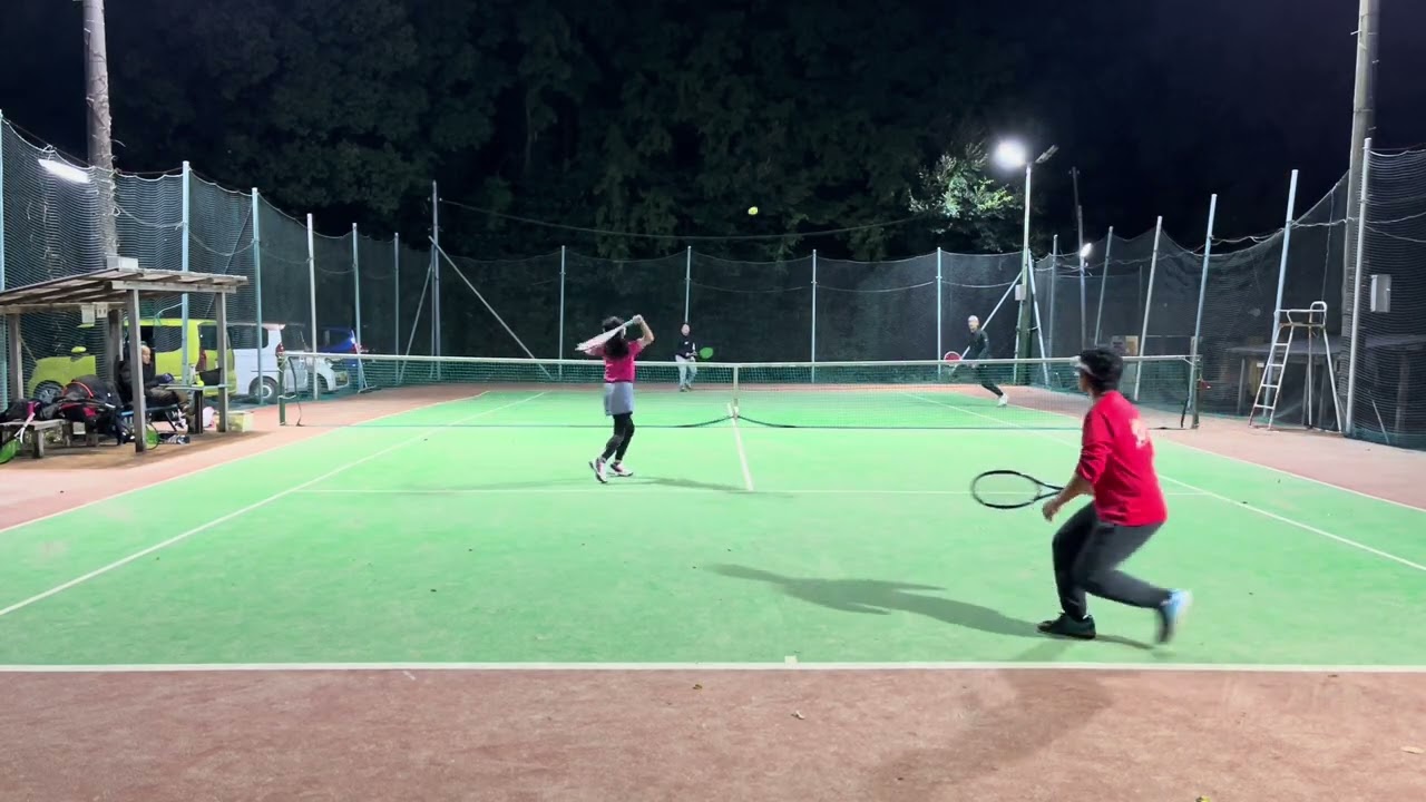 【綿つもClassic】まだまだ、今宵も夜のサンテニスでダブルス（Tennis-doubles）