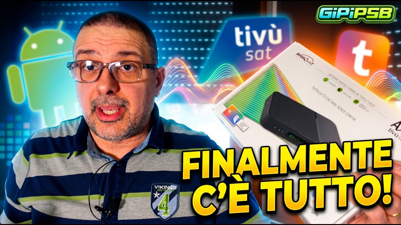 Digiquest AX3 Recensione Completa 📺 Decoder DVB-T2 + Tiv&ugrave;Sat + Android TV 🔥 Vale la pena?