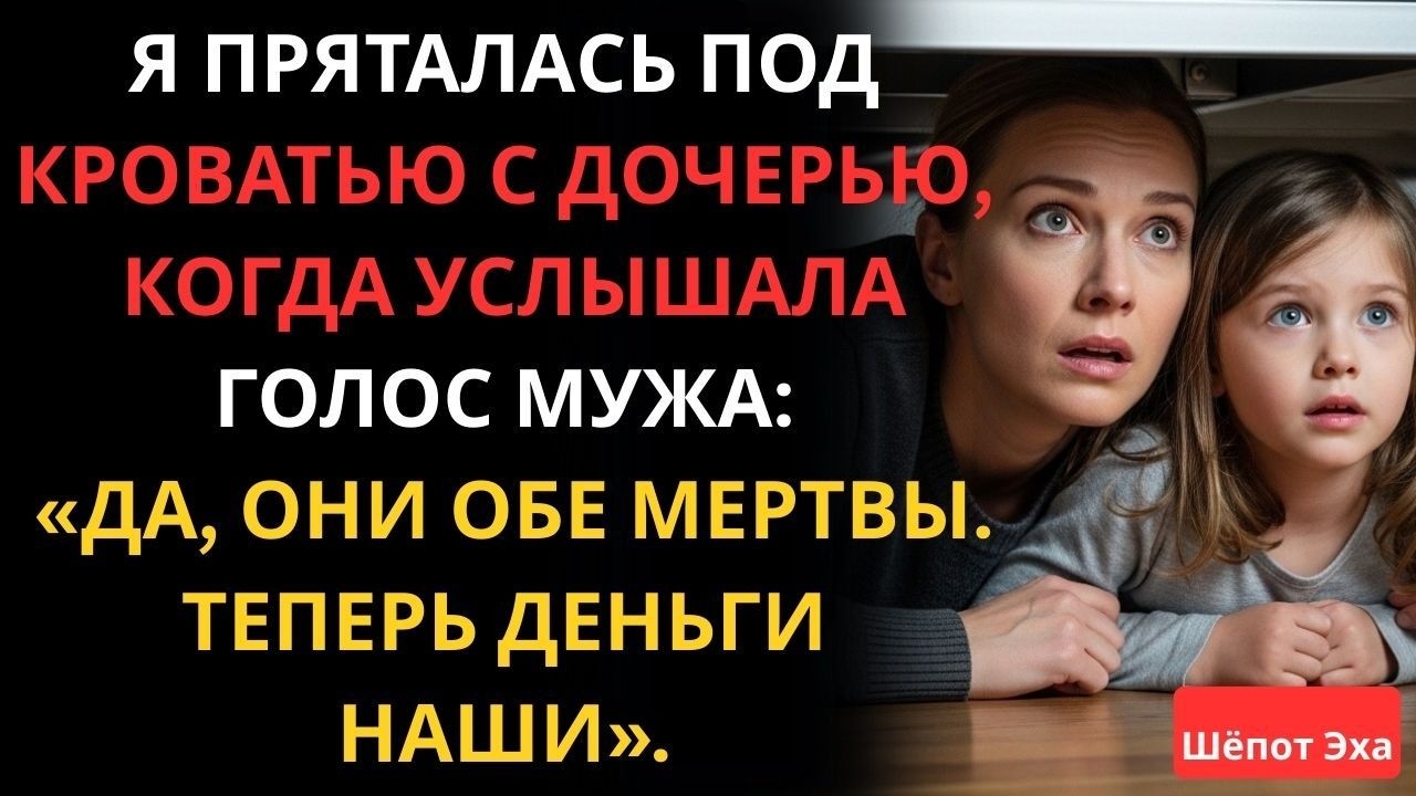 Дочь сжала мне руку и прошептала: «Мама, молчи… она уже рядом…»