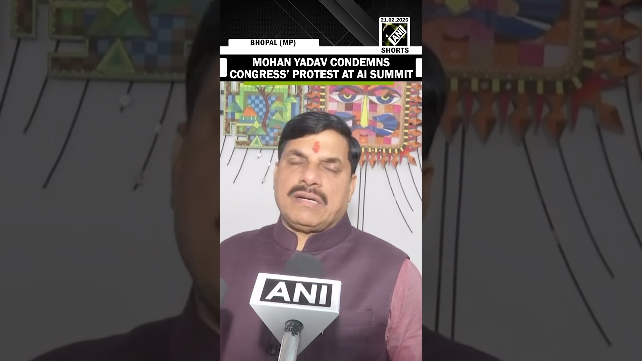 &ldquo;Rahul, Priyanka should apologies&rdquo;, Mohan Yadav on protest by Youth Congress at AI Summit