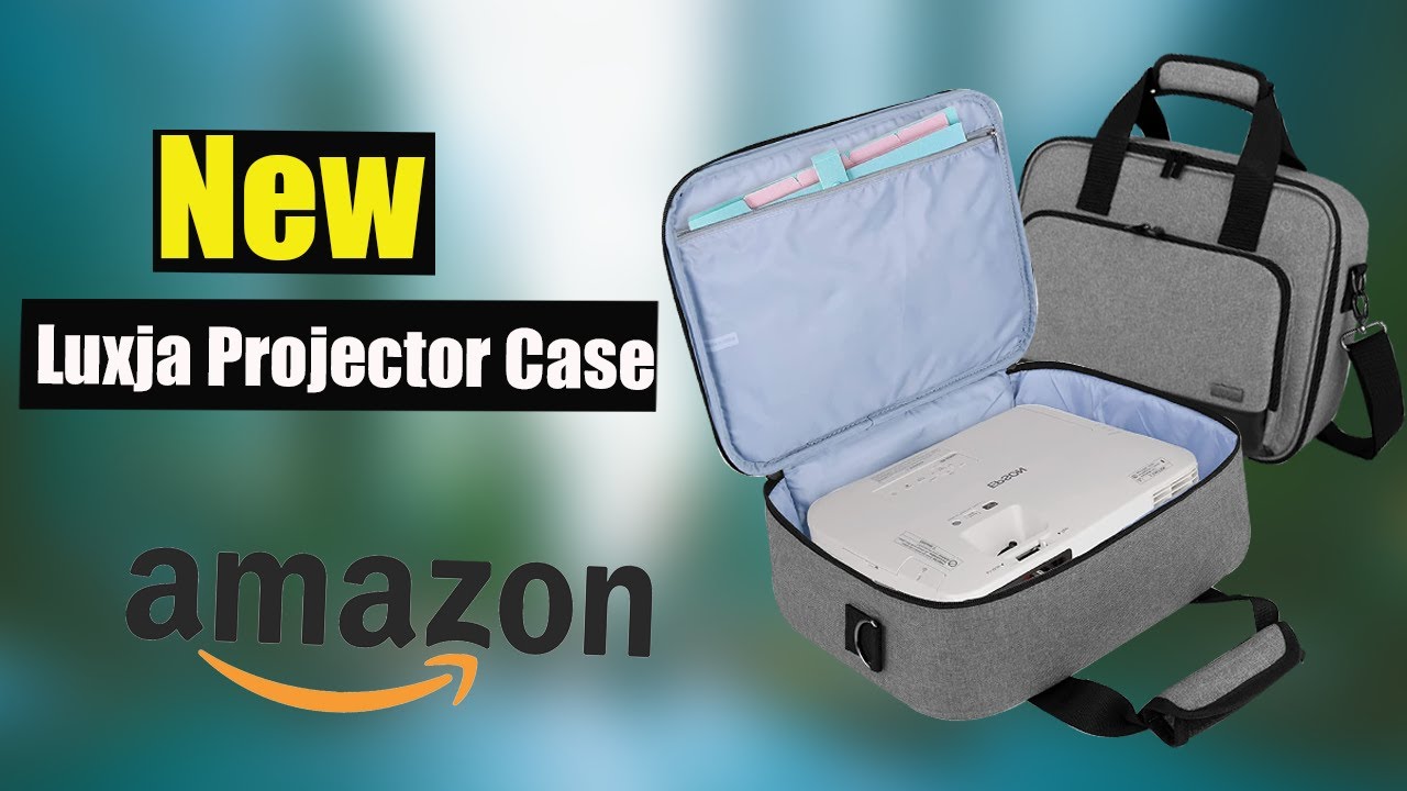 Luxja Projector Case, Projector Bag with Accessories Storage Pockets#amazon #alibaba #bag #bestbag.