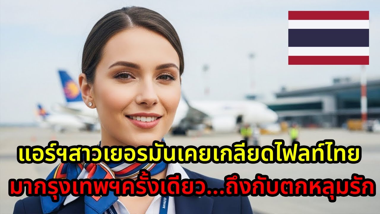 แอร์ฯสาวเยอรมันเคยเกลียดไฟลท์ไทย มากรุงเทพฯครั้งเดียว...ถึงกับตกหลุมรัก!
