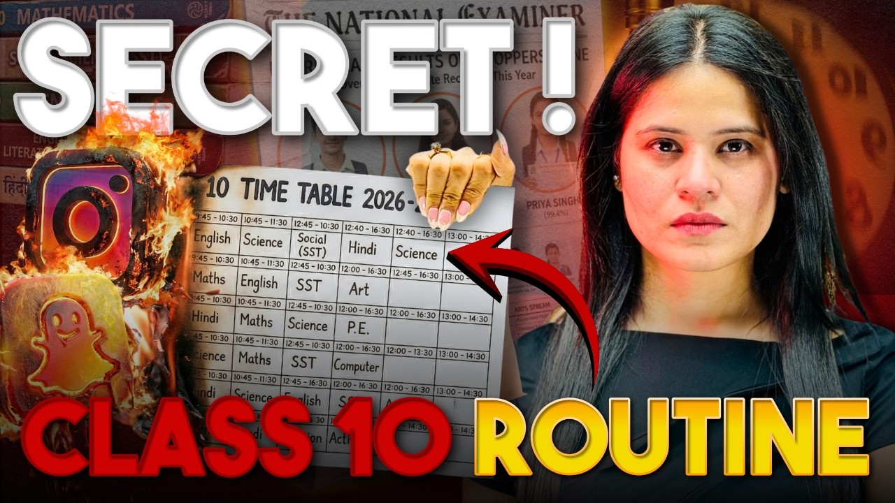 Class 10: The Only Realistic Time Table You Need (School + Tuition Managed!) | Mansi Ma'am