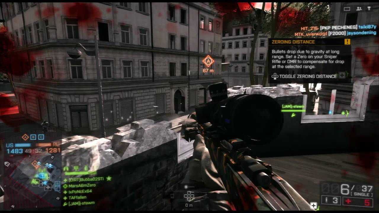 Battlefield 4  GOL Magnum Sniper Rifles Kill Streak