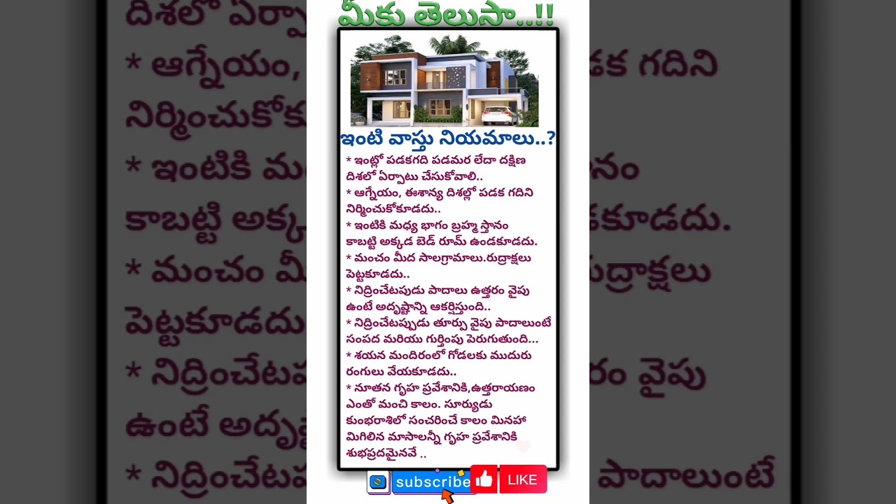 #DidYouKnow?#House Vastu Rules#house#youtubeshorts#viralshorts#shorts##ayurvedicshorts#healthtips