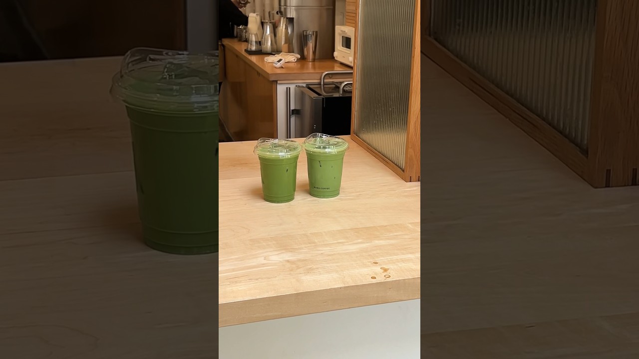 MARU coffee in LA 🫶🏼 #matcha #matchalatte #cafe