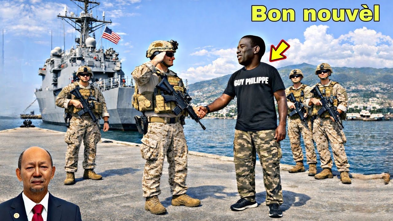 4 février Komandan Solda Ameriken yo debake Vin rankontre Guy Philippe pou enstalel 59ème prezidan