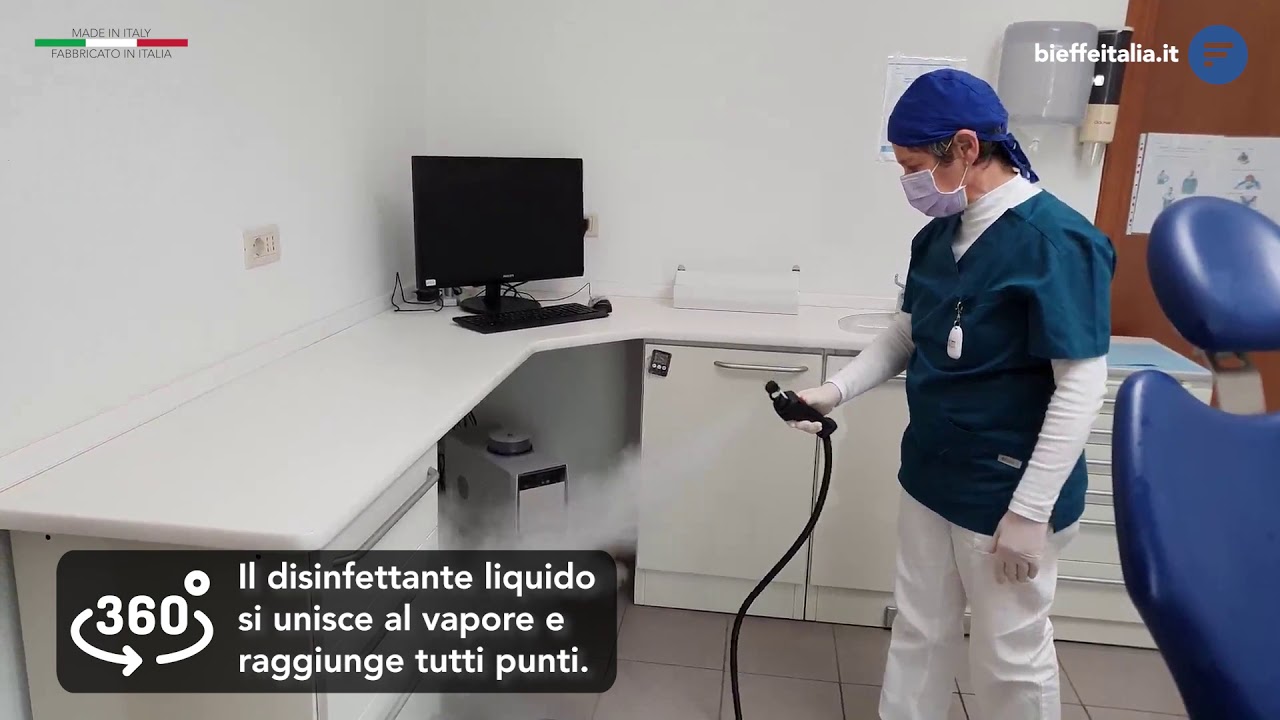 Magic Vapor Sani - Sistema a vapore che nebulizza il disinfettante