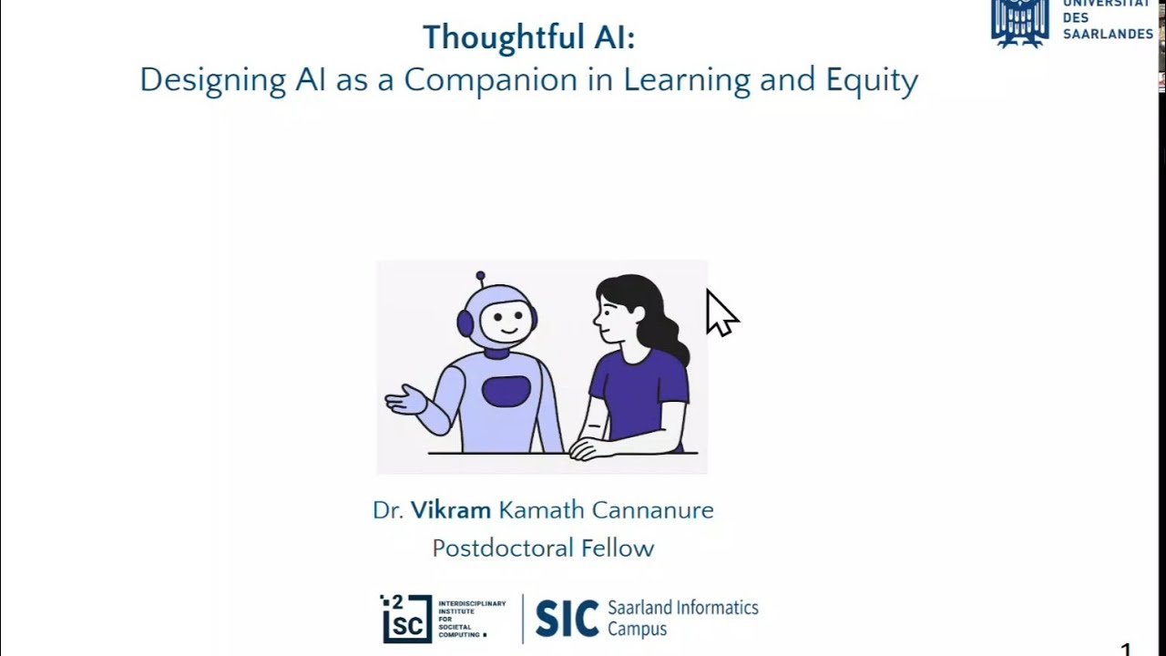 Thoughtful AI: Designing AI as a Companion for Learning and Inclusion