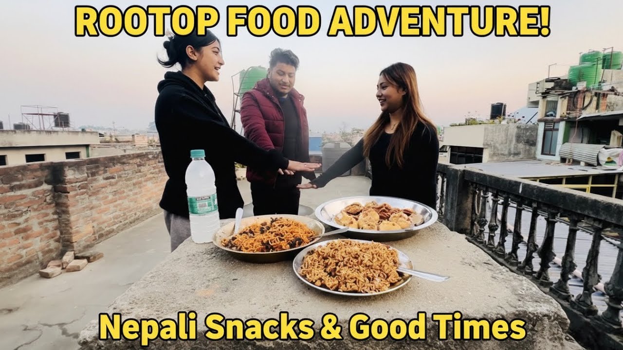 No Win, No Food! Extreme Food Challenge on RoofTop 🍜🔥|Chatpate | 🌶️Spicy Devil Noodles | papdichaat 