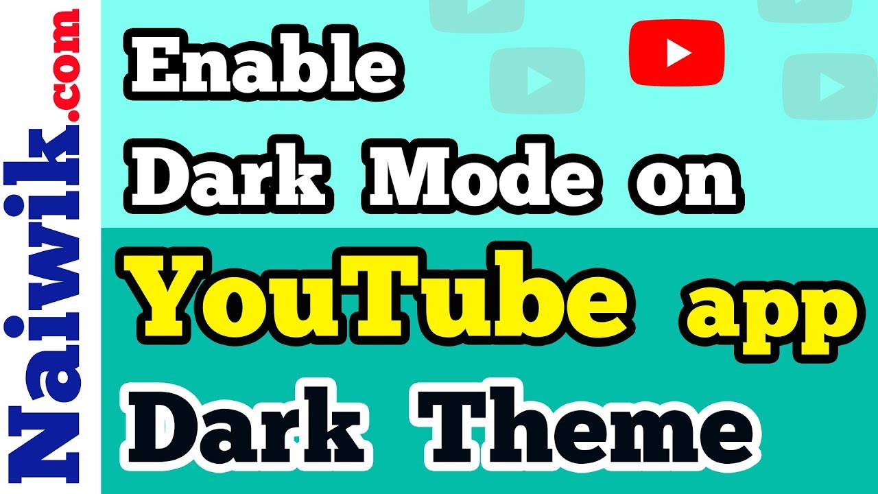 How to Enable Dark mode in YouTube app | Dark Theme