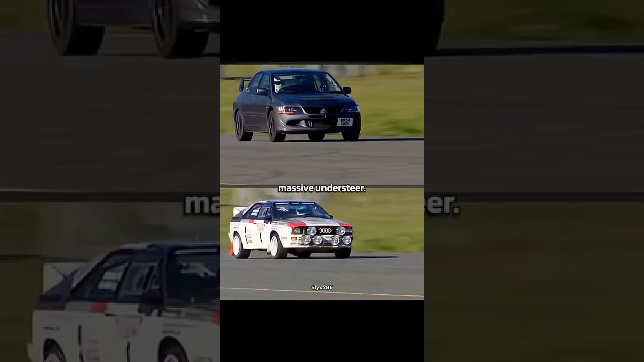 Audi Quattro против Mitsubishi Evo 8