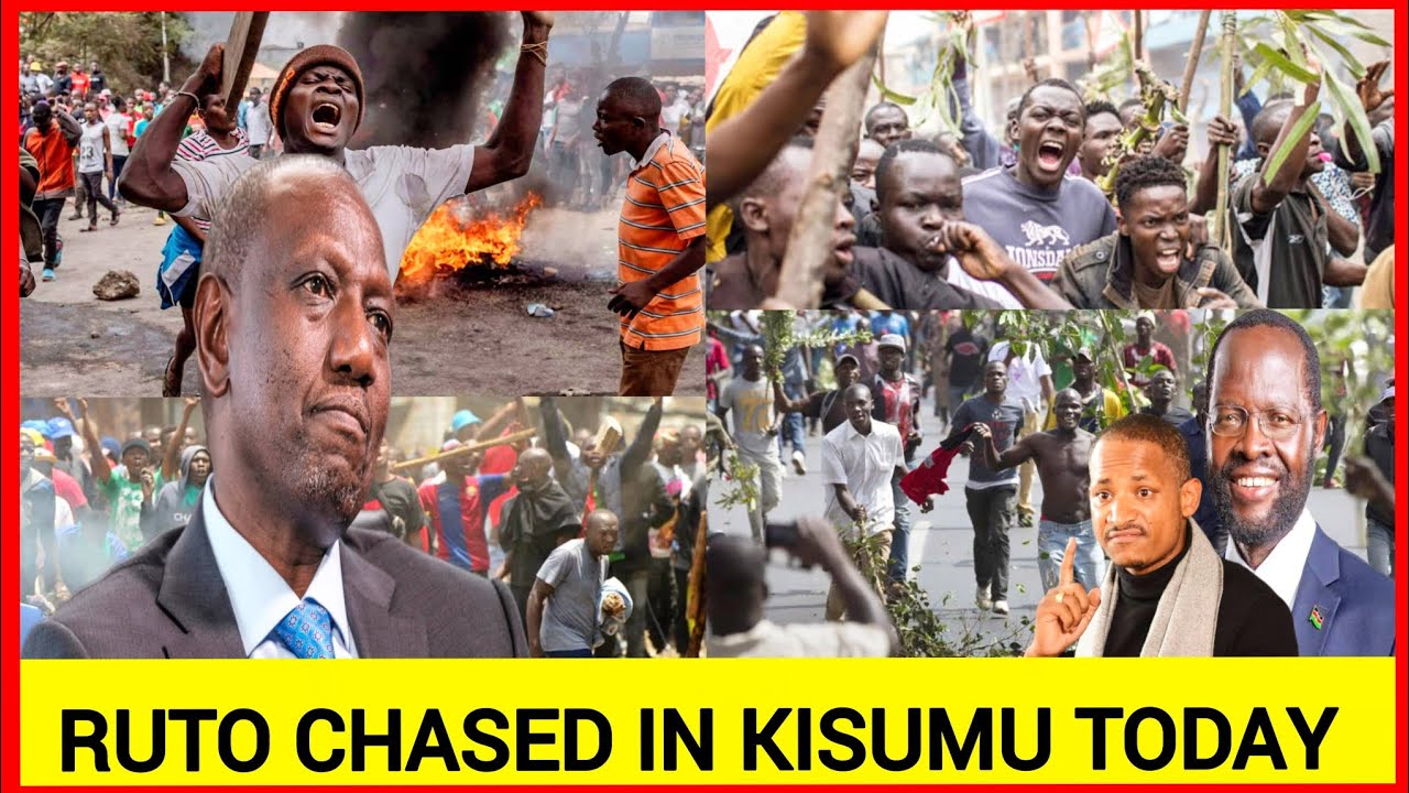 Wueh! Ground ni kubaya! Ruto rejected in Kisumu today by angry residents over lies and fake promises