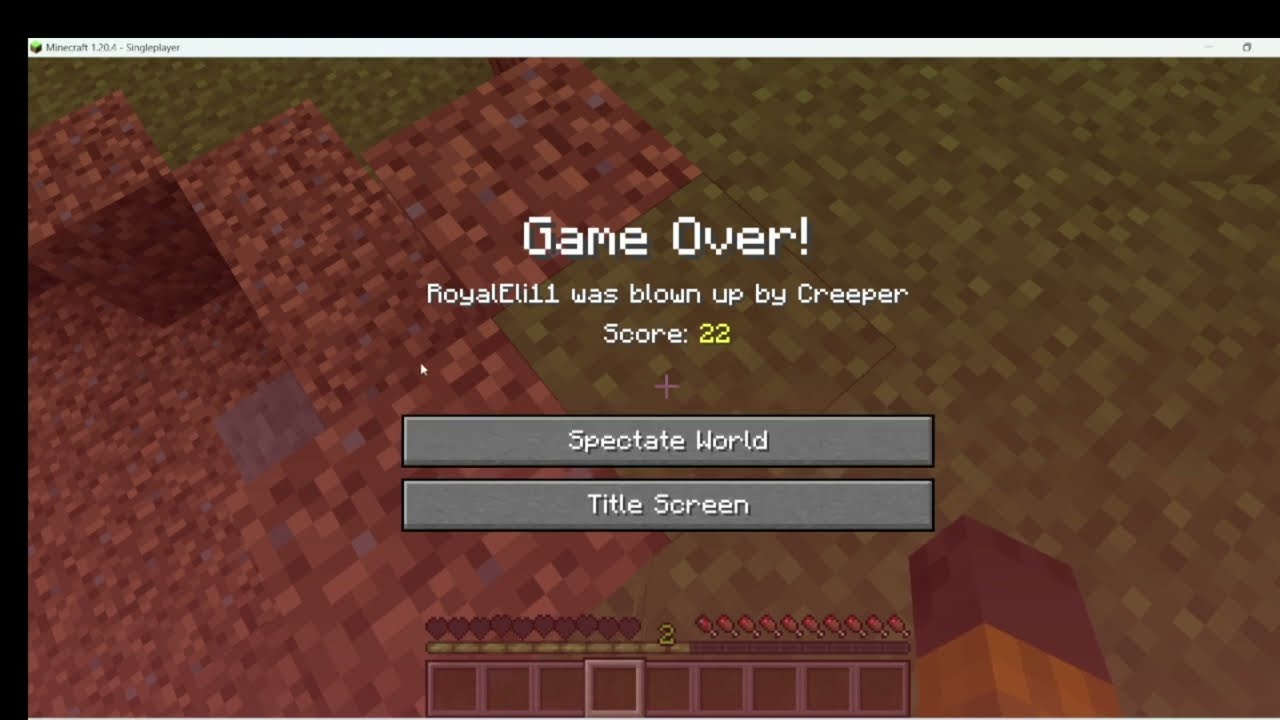 Minecraft Part 1 - Into my first World (Hardcore mode)