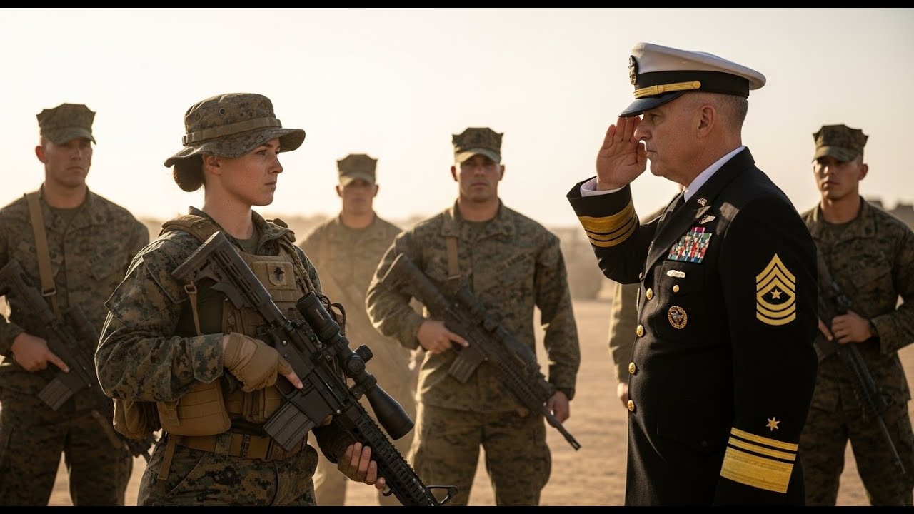 “Just Another Sniper,” the Marines Mocked Her — Until the SEAL Admiral Saluted First