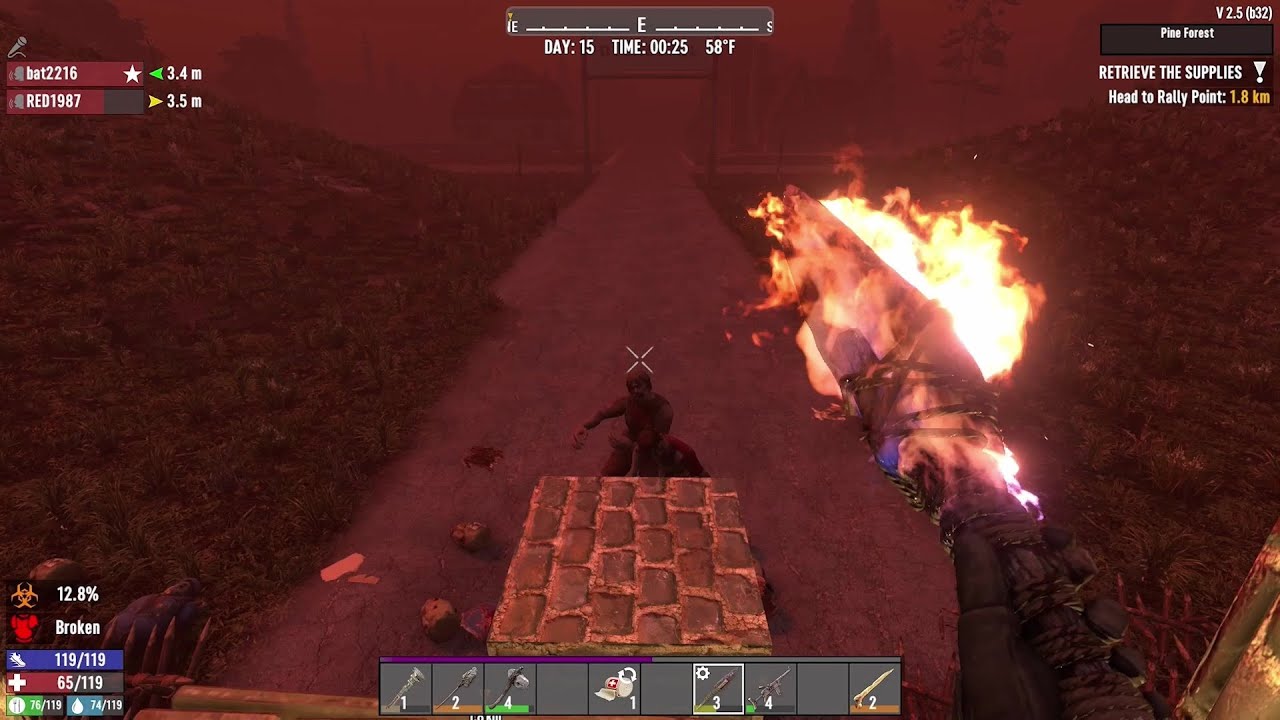 7 Days To Die Server Part 11 Second Horde Night