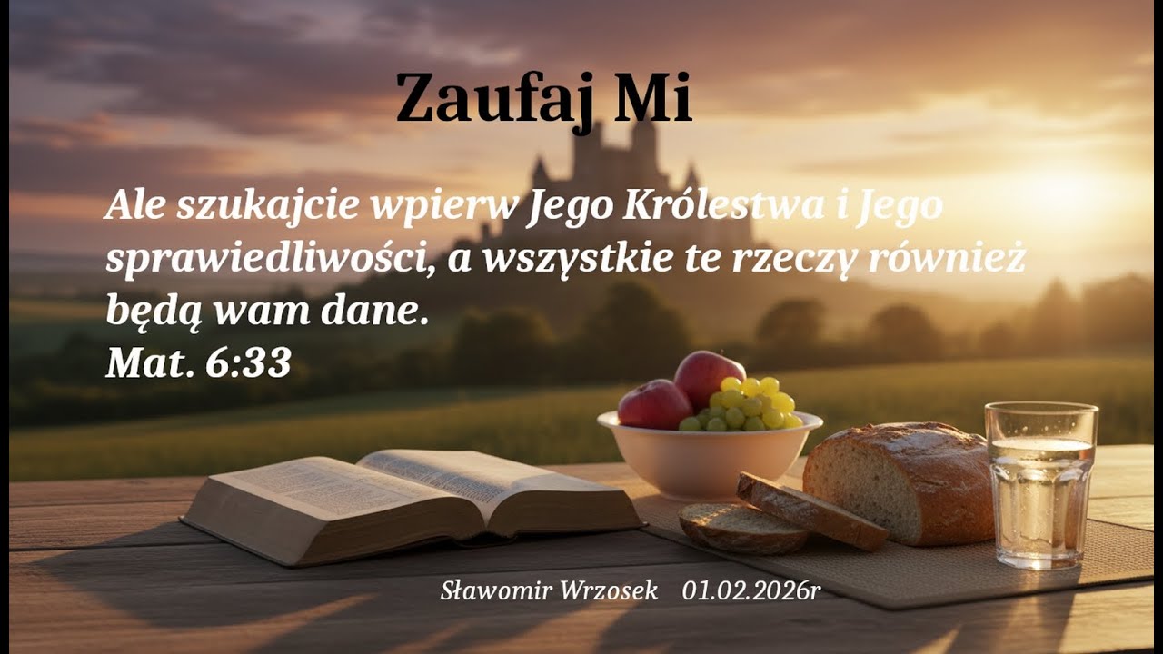 Nabożeństwo, 01.02.2026 - Zaufaj Mi (Sławek Wrzosek)