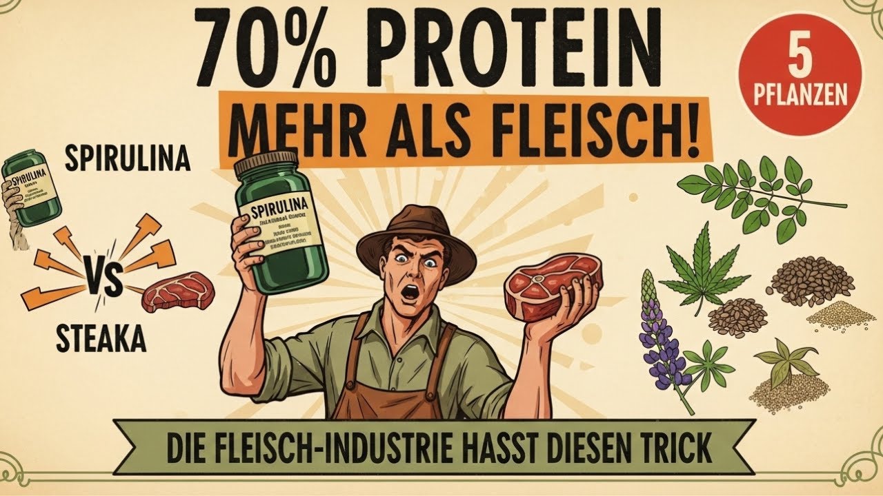 5 Pflanzen mit MEHR Protein als Steak (bis zu 70%!) – Selbst anbauen