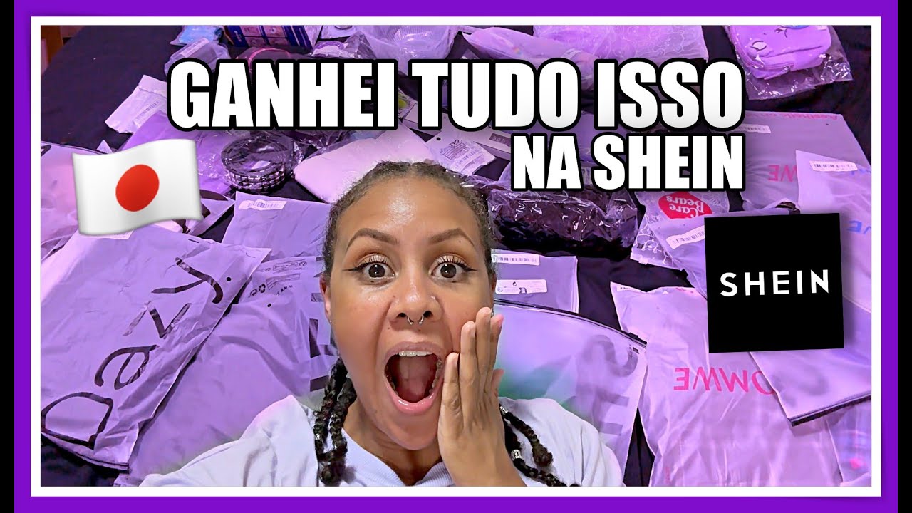 GANHEI ¥25.000 NA SHEIN 💜 E COMPREI MTA COISA! ENXAQUECA, SHEGLAM, DAZY, CARE BEARS, PONYTAIL, HAIR