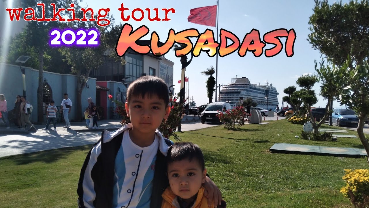 Kuşadasi Camiatik Mahallesi to City Center Walking | KUSADASI TURKEY May 5, 2022