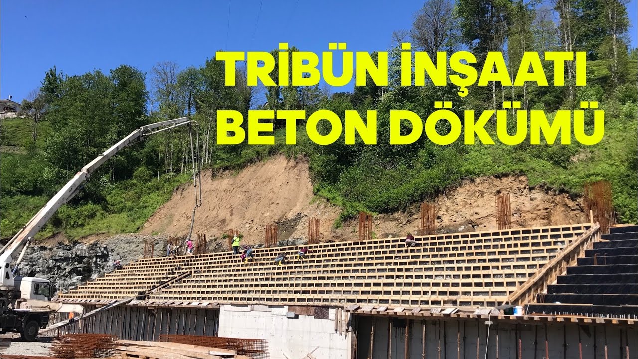 Tribün inşaatı beton dökümü,dikkat edilmesi gerekenler #tribün #inşaat #betondökümü