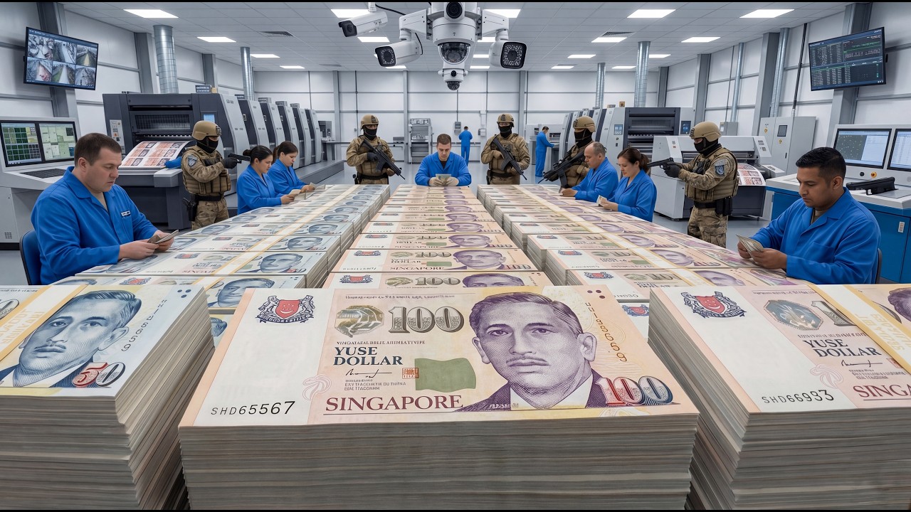 Inside the Singapore Dollar Printing Factory: How Ultra-Secure Currency Is Made (Full Process)