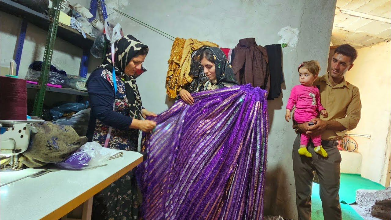 Heartwarming Nomadic Family Journey : Tailor Visit & Local Clothes Sewing 💝| Documentary
