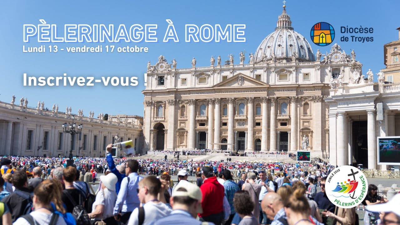 Pèlerinage à Rome : rejoignez-nous !