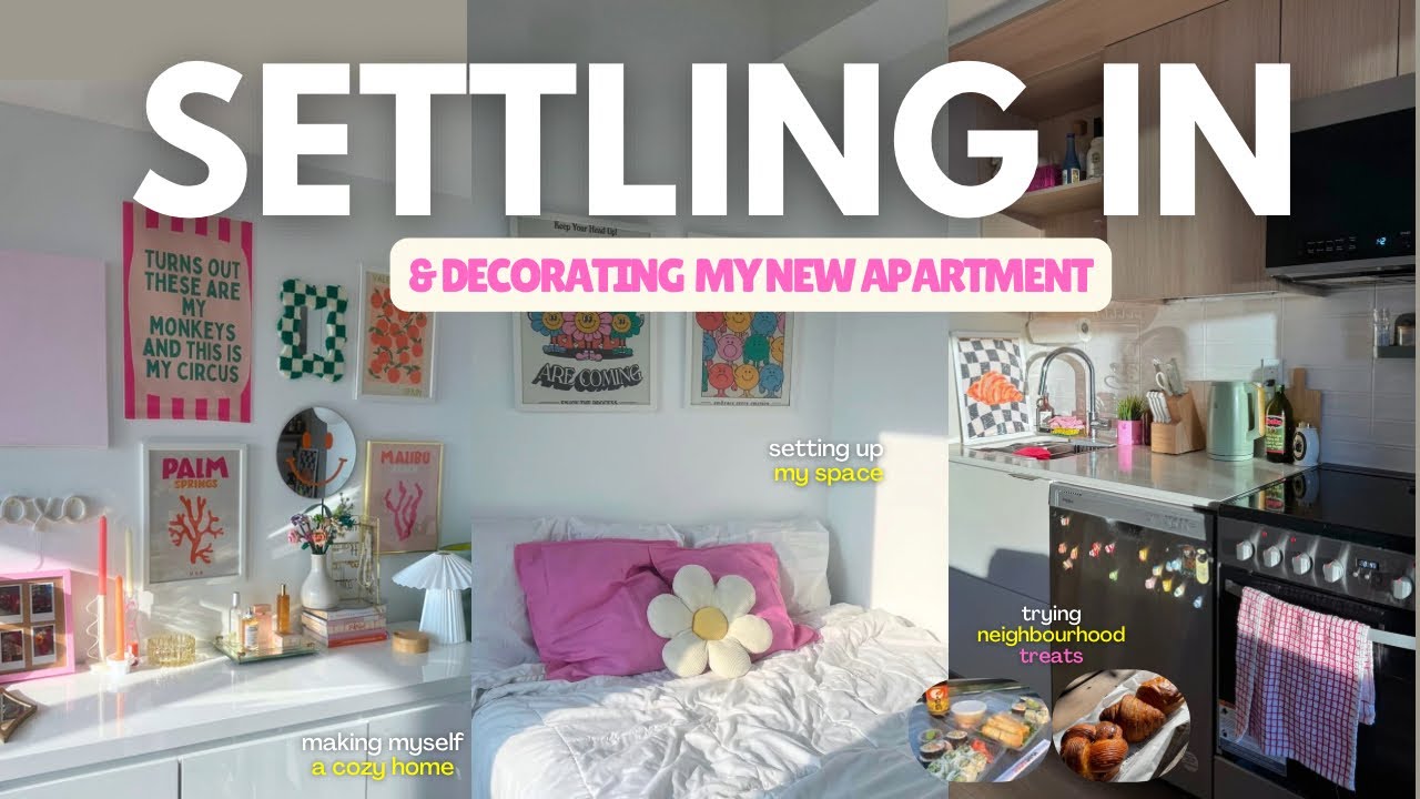 MOVING DIARIES: Decorating my new apartment & settling in | Cozy Vlog
