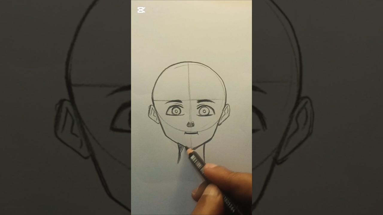 How To Draw Anime - Easy Way #art #shorts #anime