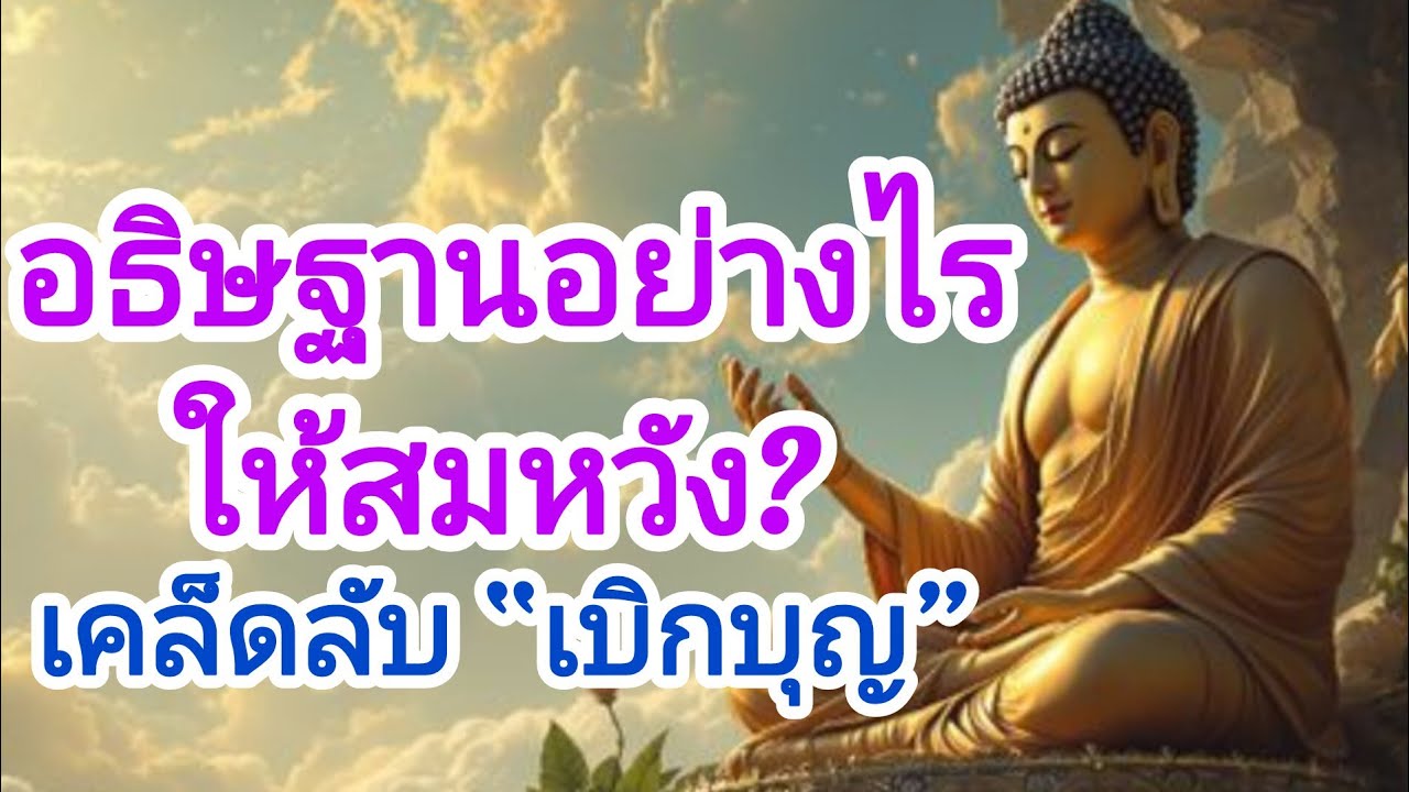 อธิษฐานผิด ชีวิตไม่ขยับ! วิธีเบิกบุญให้สมหวังแบบถูกทาง#ธรรมะ #สุขใจในธรรม #ใจสงบ #ธรรมะสอนใจ 