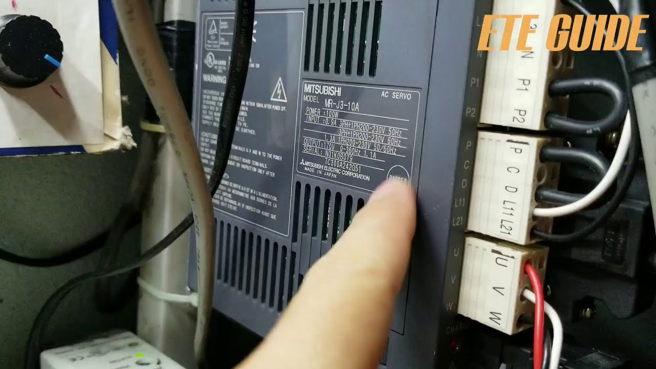 Hướng dẫn chạy Jog Servo MR-J3
