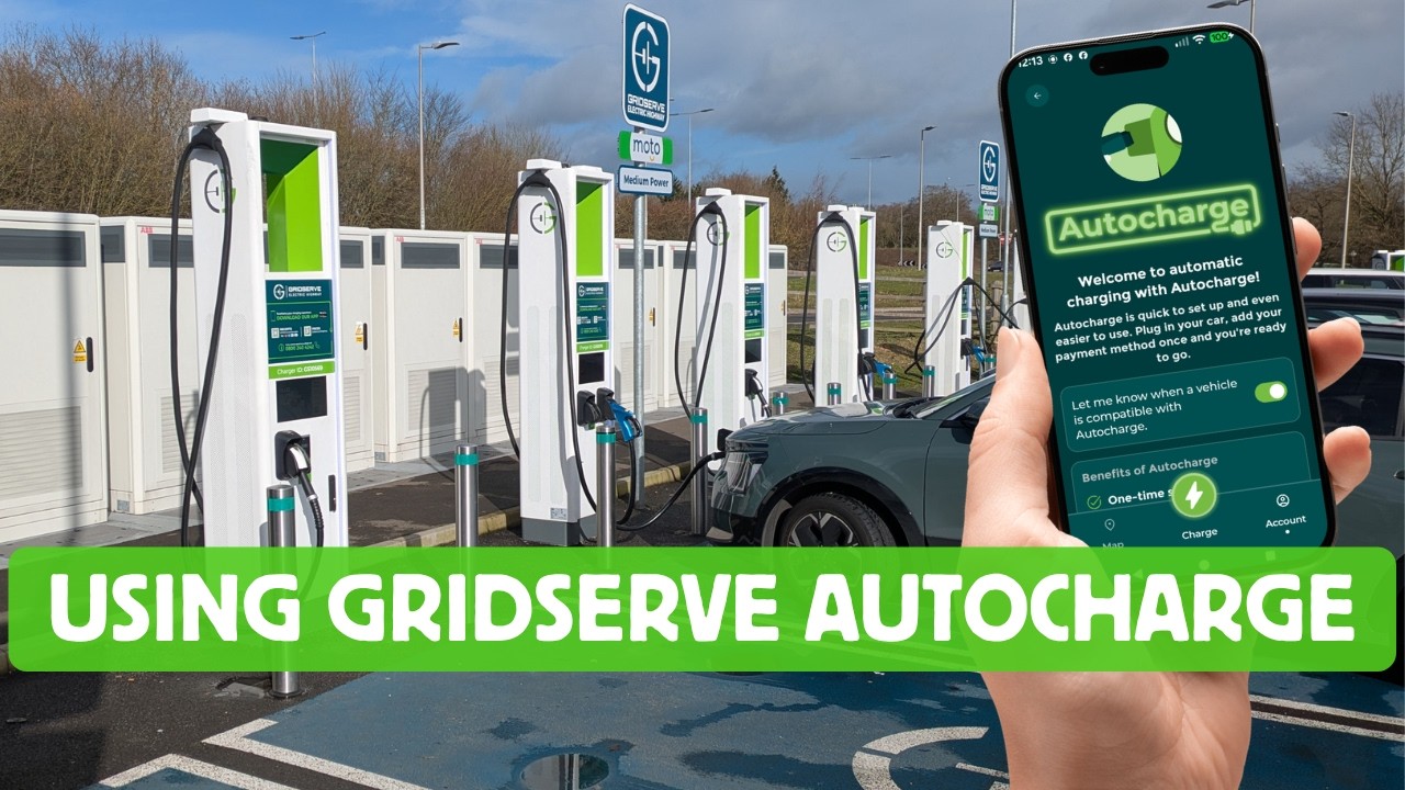 How to setup and use Gridserve Autocharge - plug in & go EV charging.