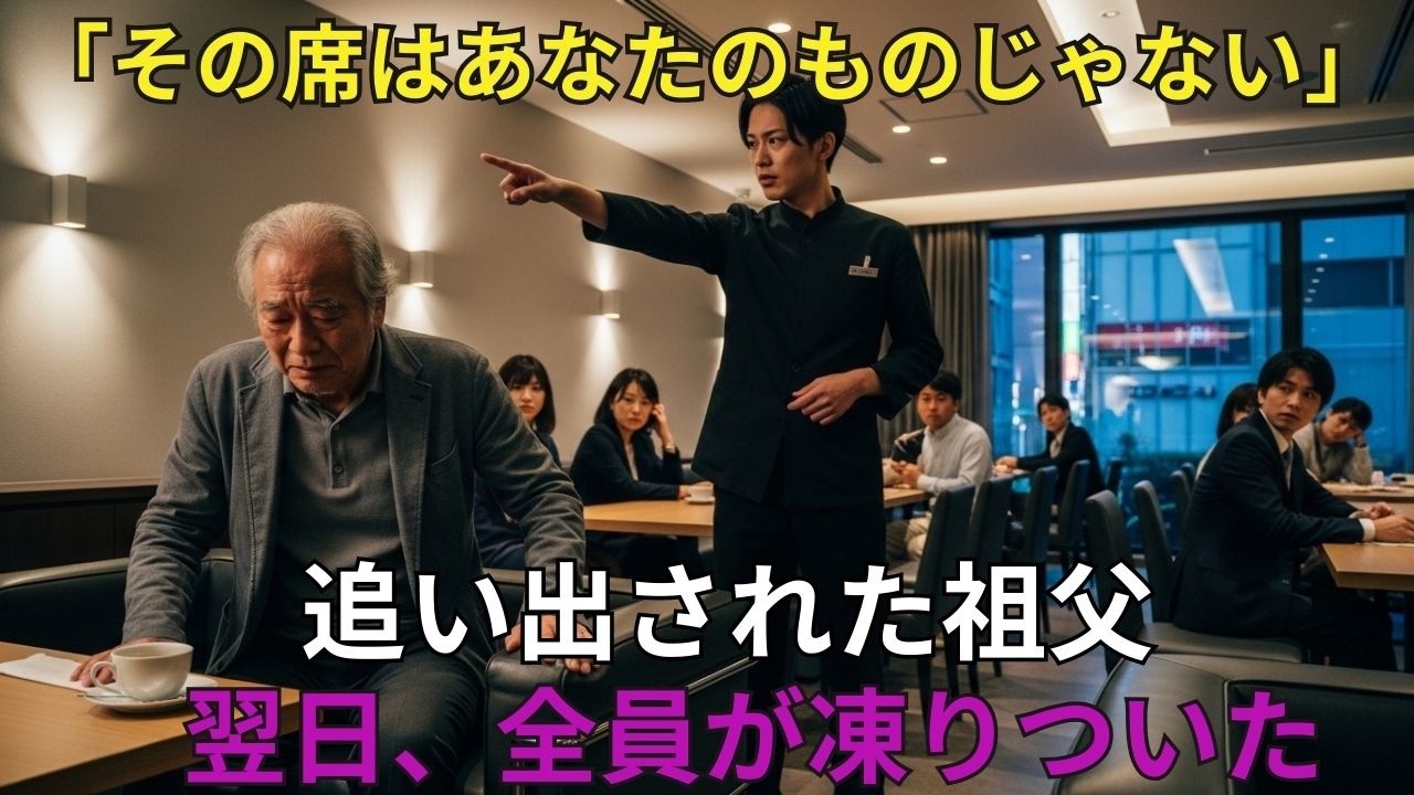 【スカッと】「その席はあなたのものではありません」追い出された祖父。翌日、全員が後悔【シニア】