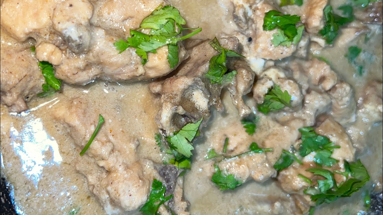 Creamy White Chicken Karahi
