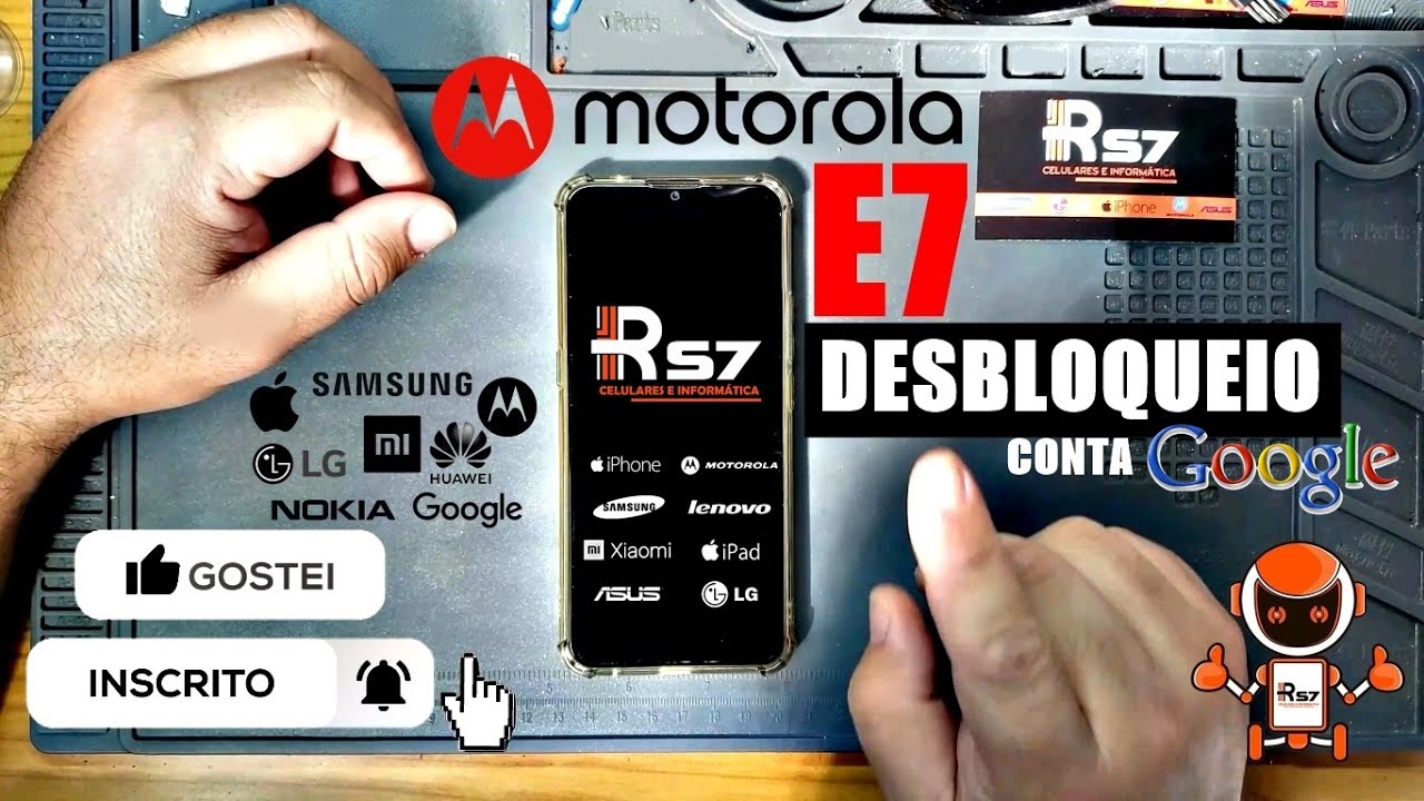 Desbloqueio Conta GOOGLE Moto E7 - Passo a Passo (Detalhado)