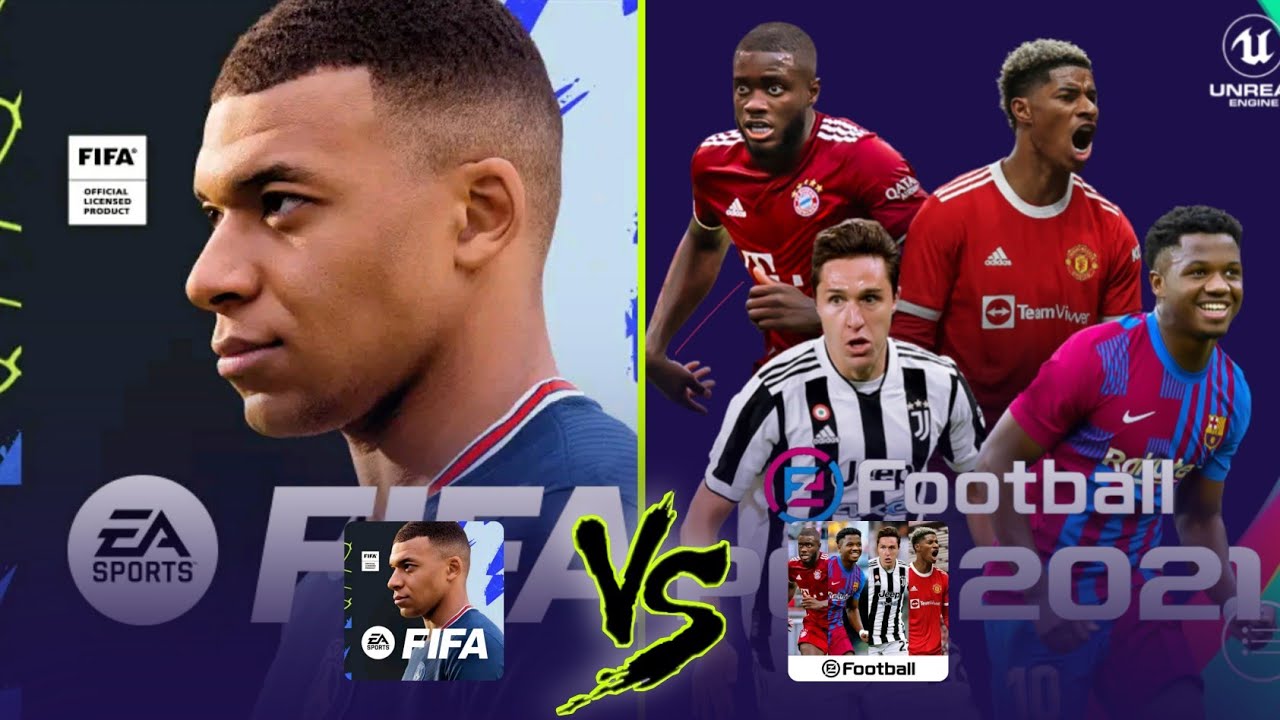 FIFA MOBILE VS PES2021 MOBILE - FULL GAME AND GAMEPLAY REVIEW