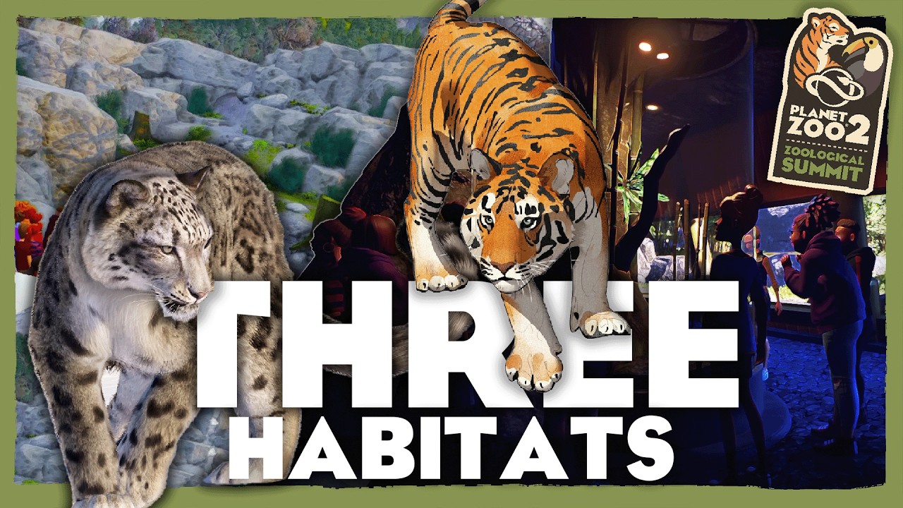 🌎 I Made THREE DIFFERENT HABITATS in Planet Zoo 2... Here's How It Went!