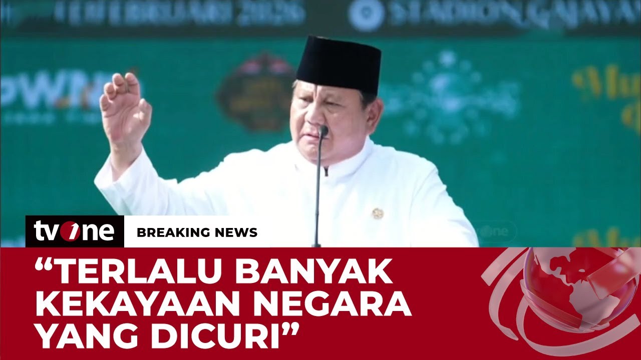 Presiden Prabowo: Banyak Kekayaan Indonesia Dicuri dan Dibawa Lari ke Luar Negeri | Breaking News