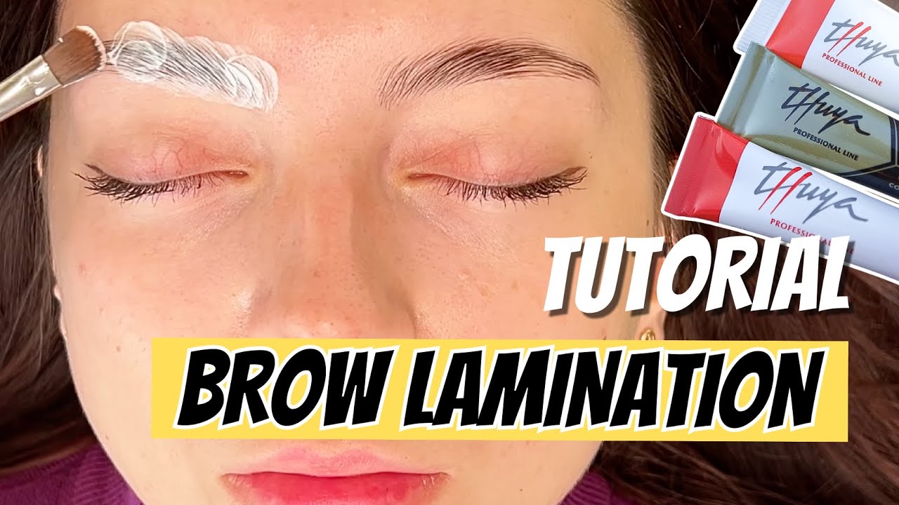 THUYA BROW LAMINATION | How To Do Brow Lamination | Full Tutorial | No Darkening or Overpigmentation