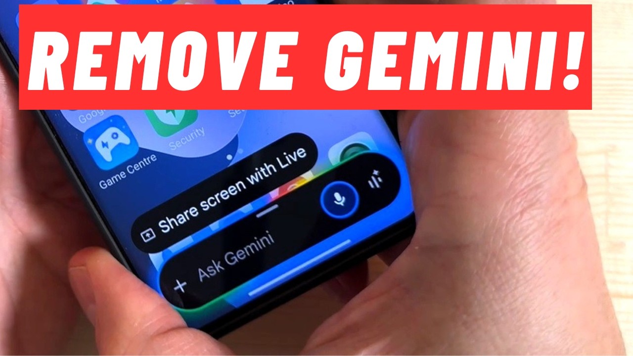 Как удалить значок Gemini с кнопки питания на Xiaomi Redmi Note 15 и 15 Pro