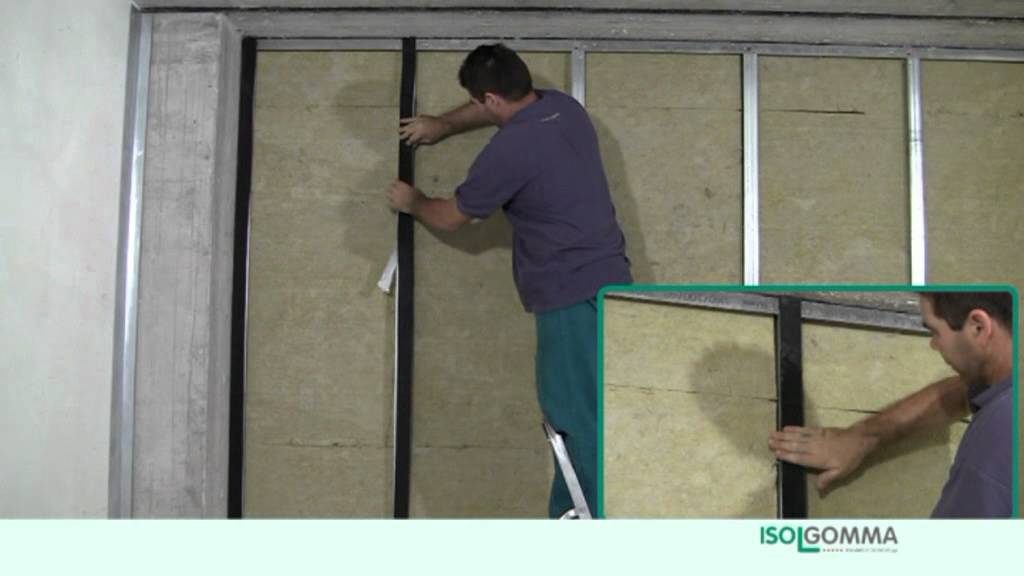 Sound insulation MINERAL + MUSTWALL: partition walls 125mm