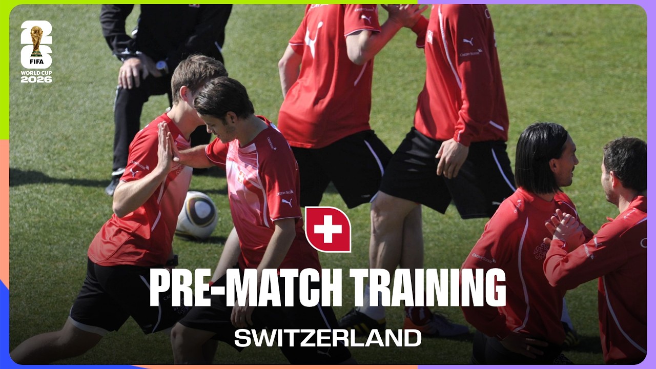 Switzerland Train Before Bosnia and Herzegovina | FIFA World Cup 2026&trade;