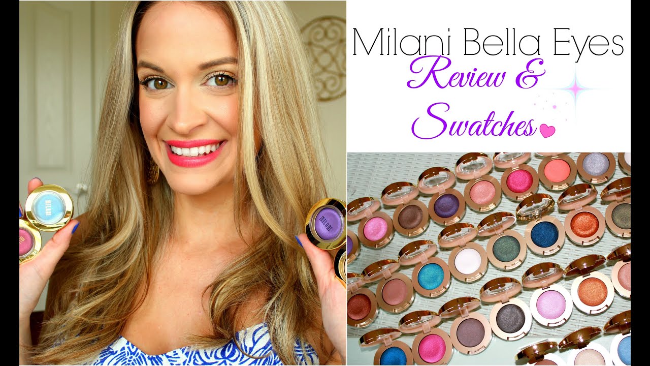 Milani Bella Eyes Eyeshadow Swatches! ❤