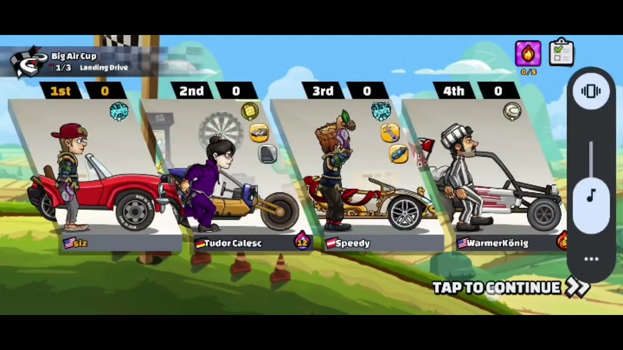 Playing Hill Climb Racing 2 game 
