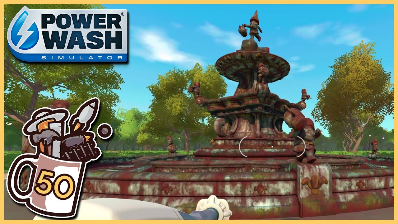 Filthy Gnome Fountain | PowerWash Simulator #50