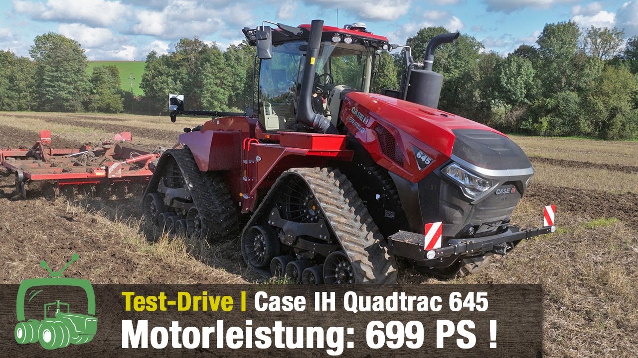 Case IH Quadtrac 645 | Test-Drive | Raupentraktor | 699 PS | + Update: Case IH AF10 & AF11
