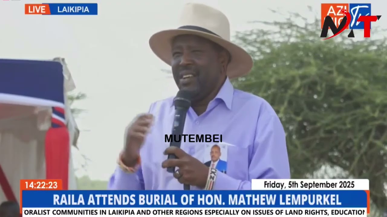 ODM MPs EUOLOGIES TO LATE MP LEMPURKEL AT HIS BURIAL!!!